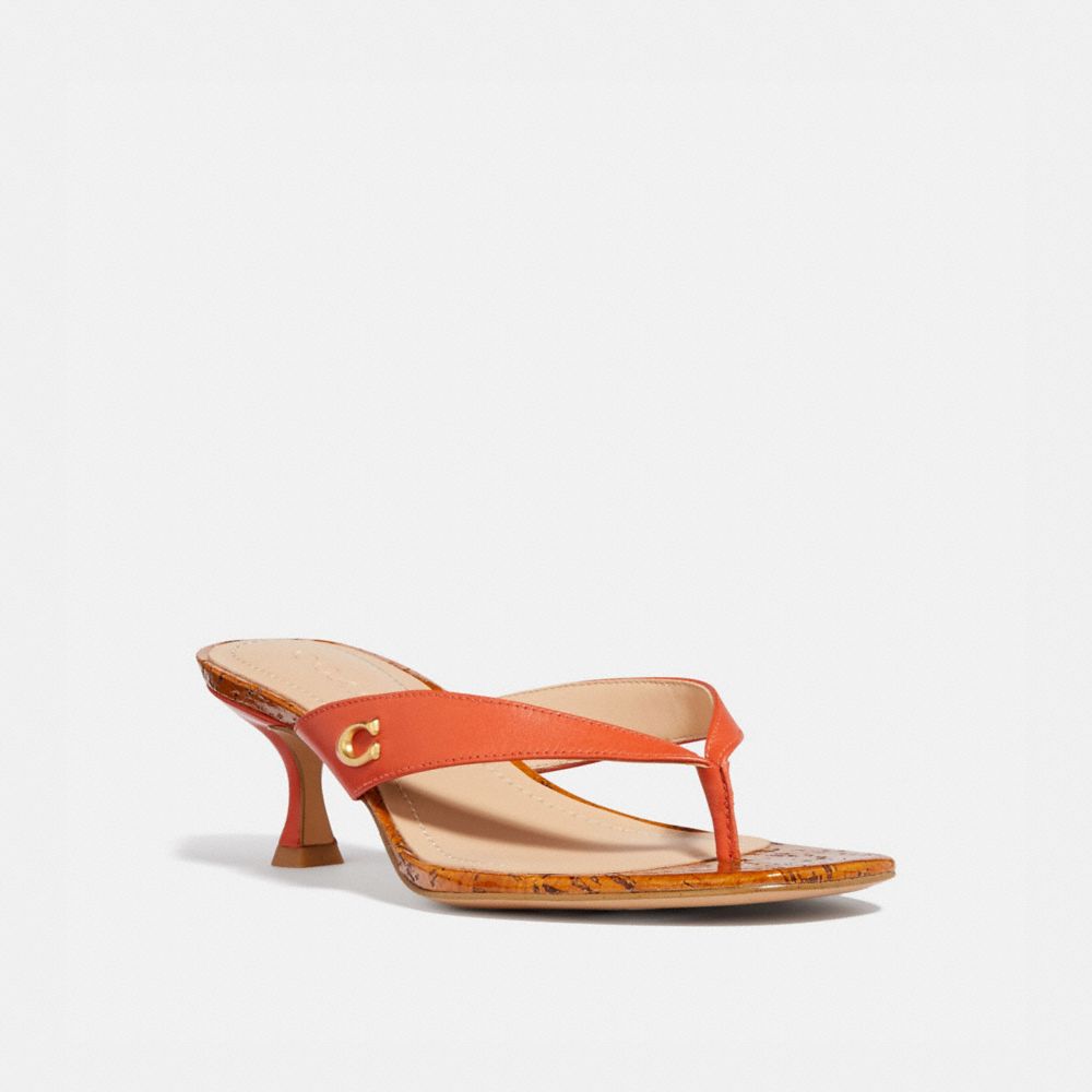 COACH AUDREE SANDAL - GERANIUM - G4897