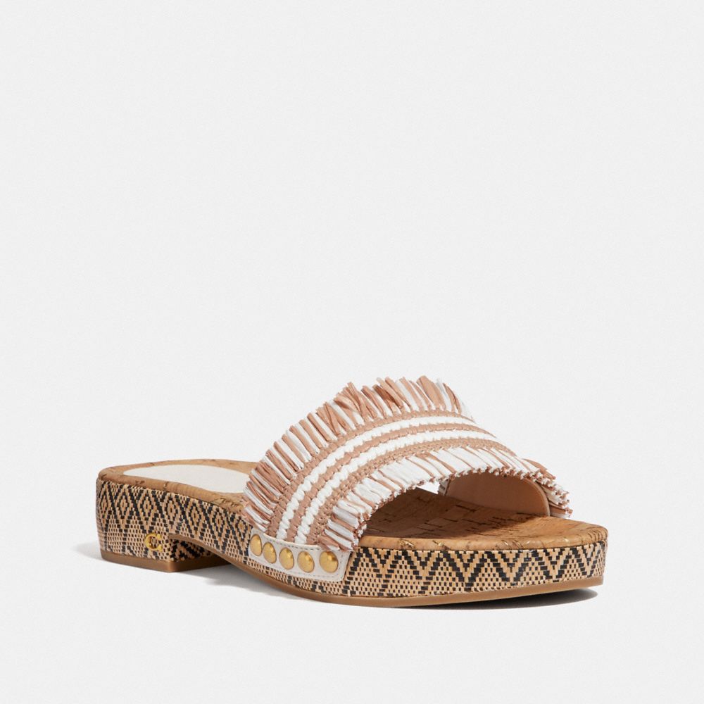 BRAYDEN SANDAL - PALE BLUSH/CHALK - COACH G4926