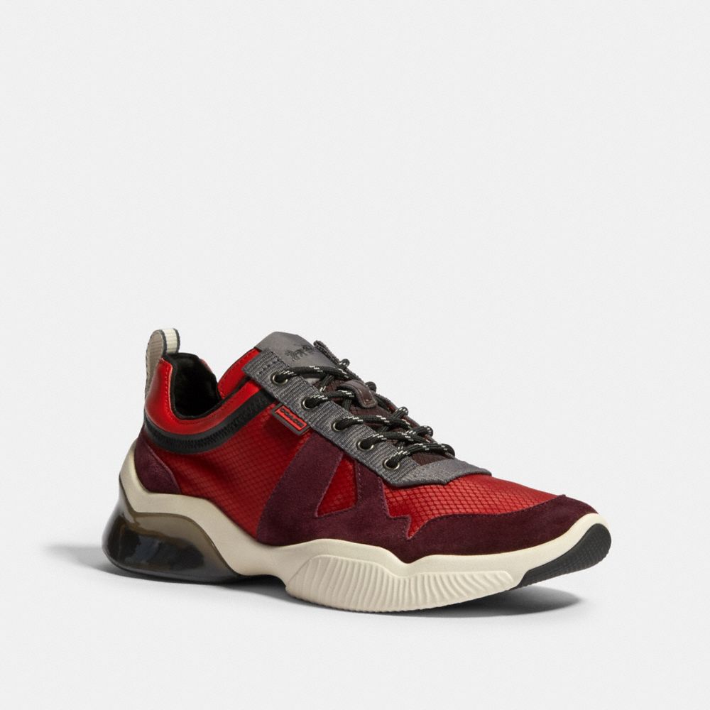 CITYSOLE RUNNER IN COLORBLOCK - G4939 - SPORT RED OXBLOOD