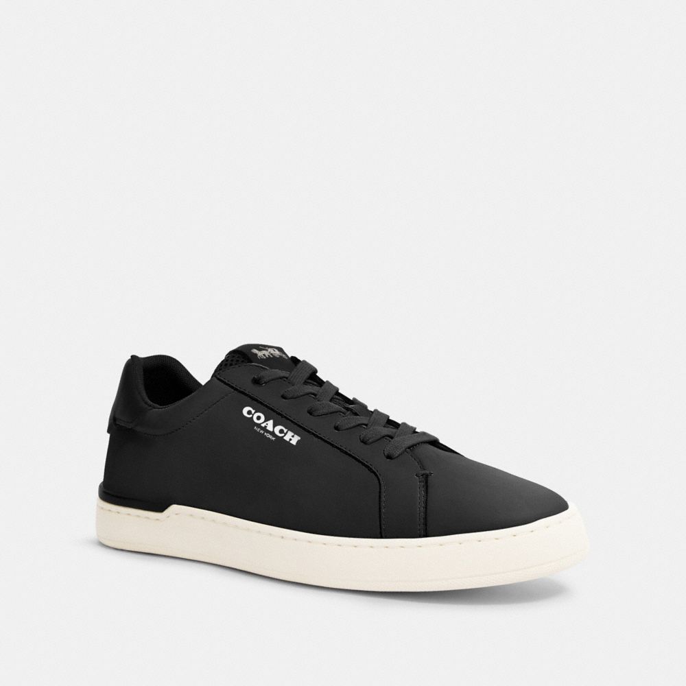 clip low top sneaker with coach print