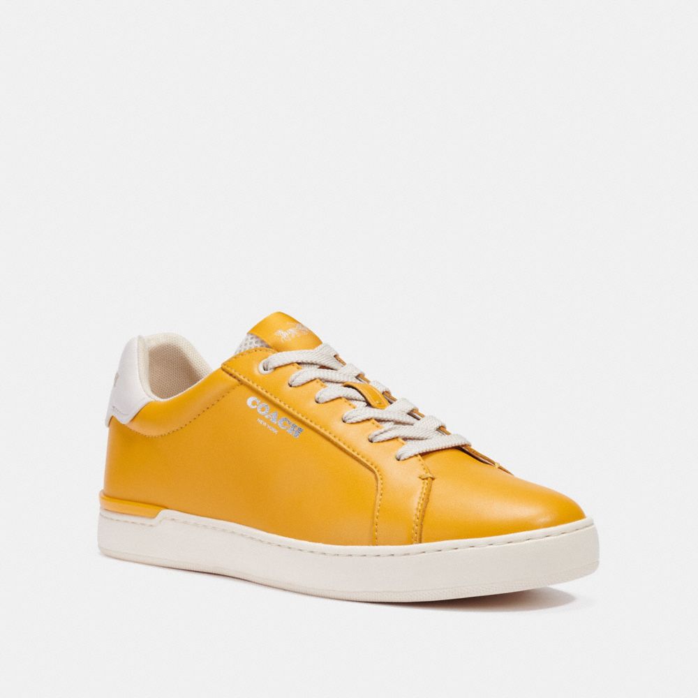 COACH G4950 Clip Low Top Sneaker OCHRE