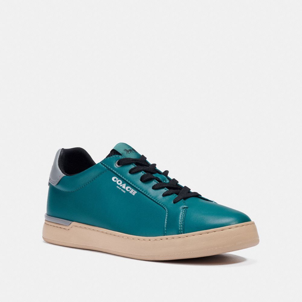 COACH CLIP LOW TOP SNEAKER - DARK SEA GREEN - G4950