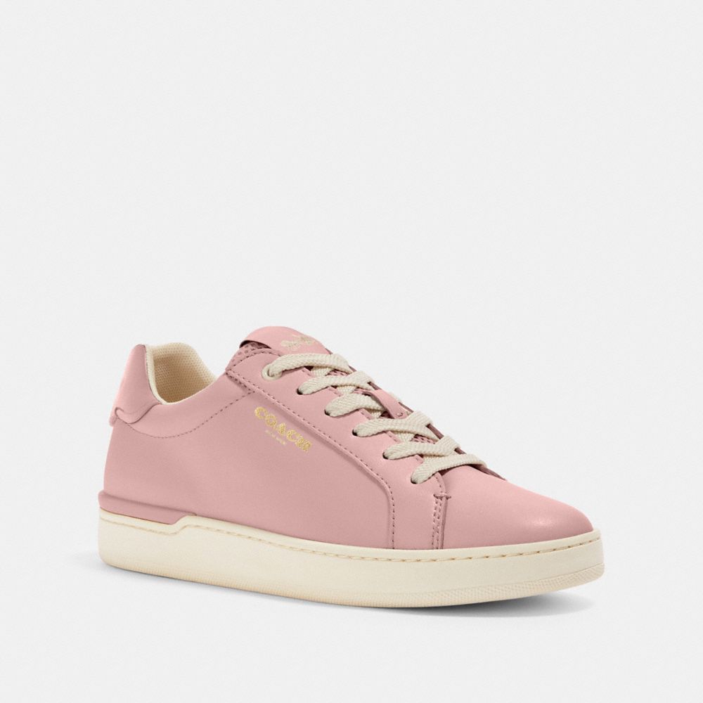 clip low top sneaker with coach print