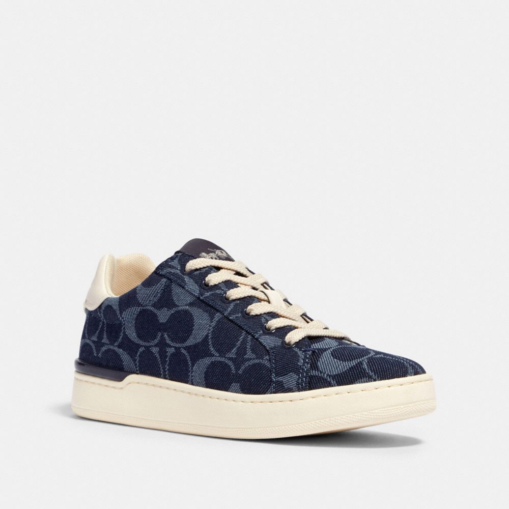 COACH G4968 - CLIP LOW TOP SNEAKER - DENIM | COACH SHOES