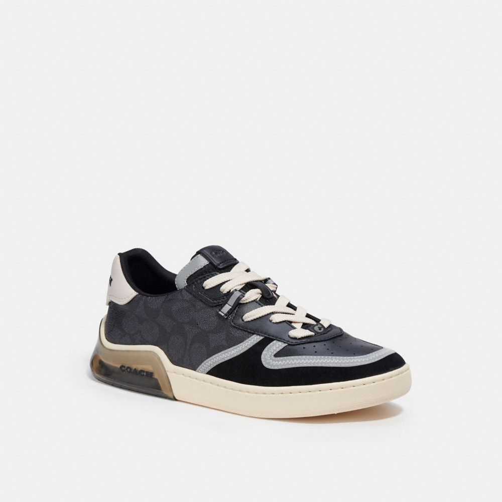 COACH G5015 Citysole Court Sneaker CHARCOAL/BLACK