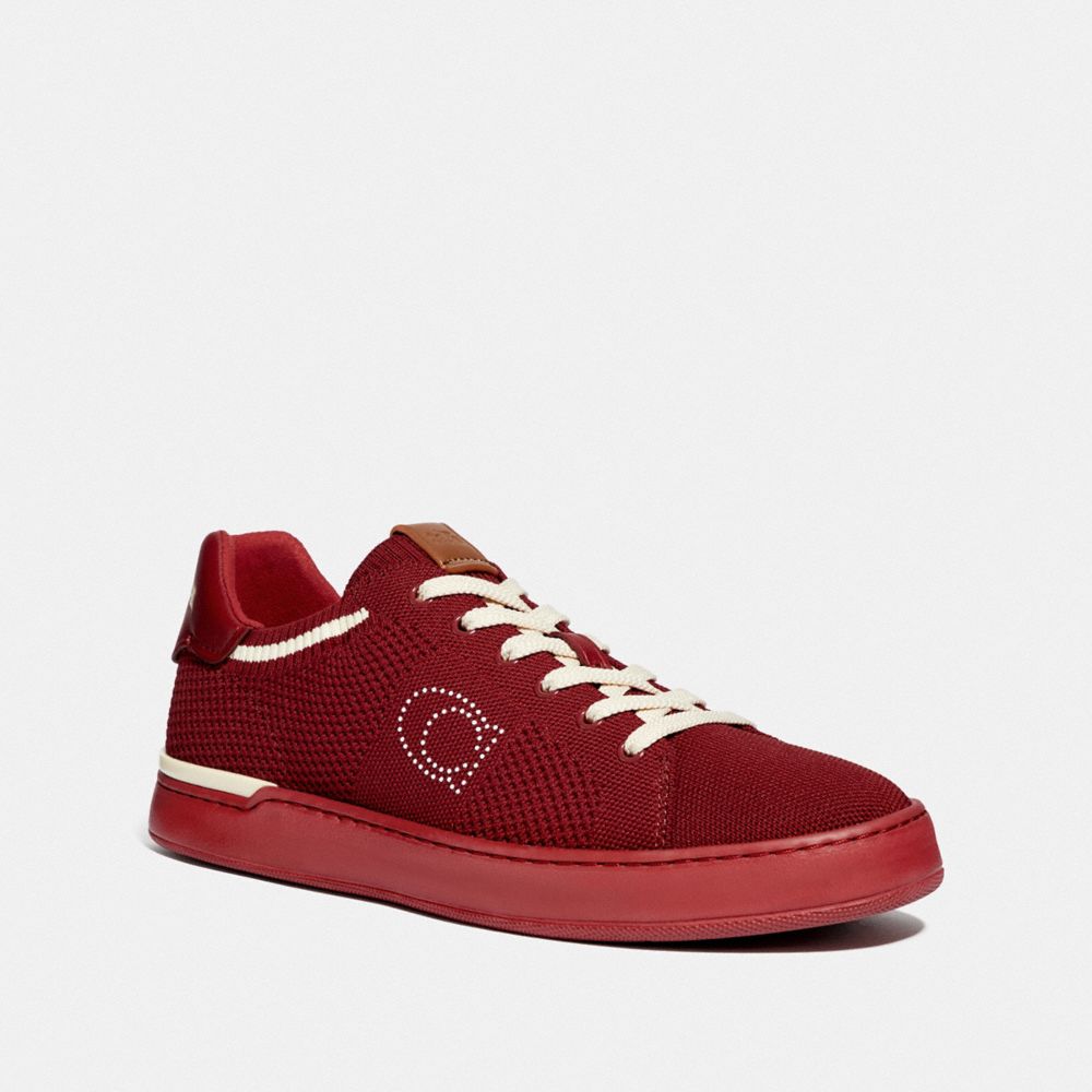 COACH LOWLINE LOW TOP SNEAKER - DARK CARDINAL - G5023