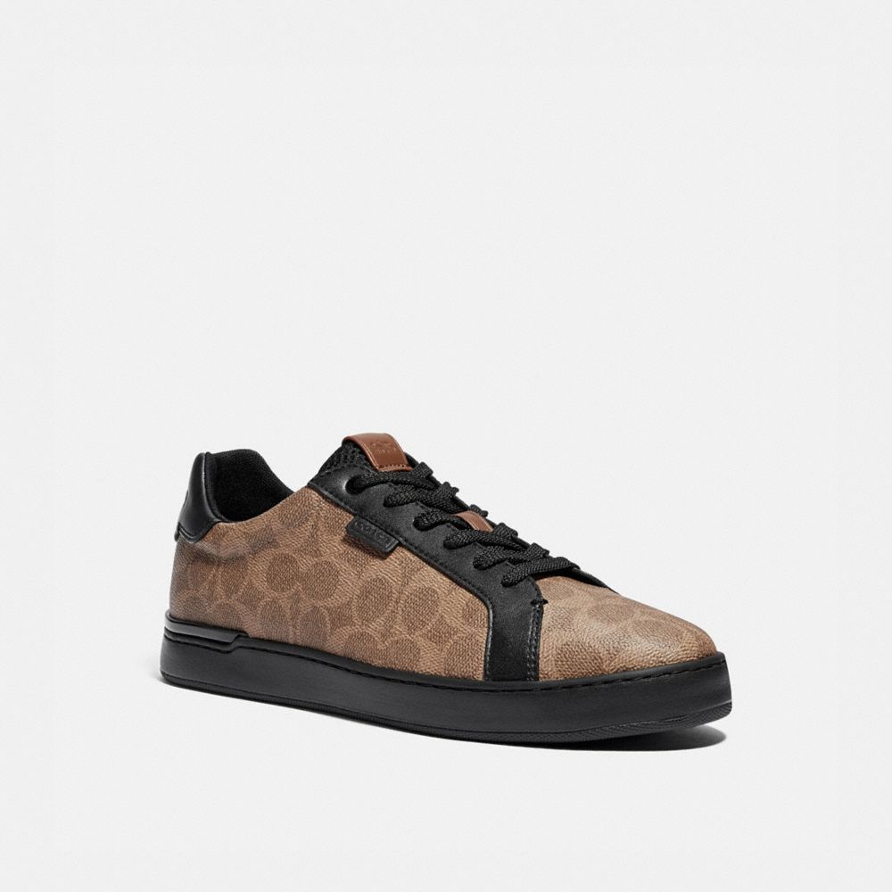 LOWLINE LOW TOP SNEAKER - KHAKI/BLACK - COACH G5025