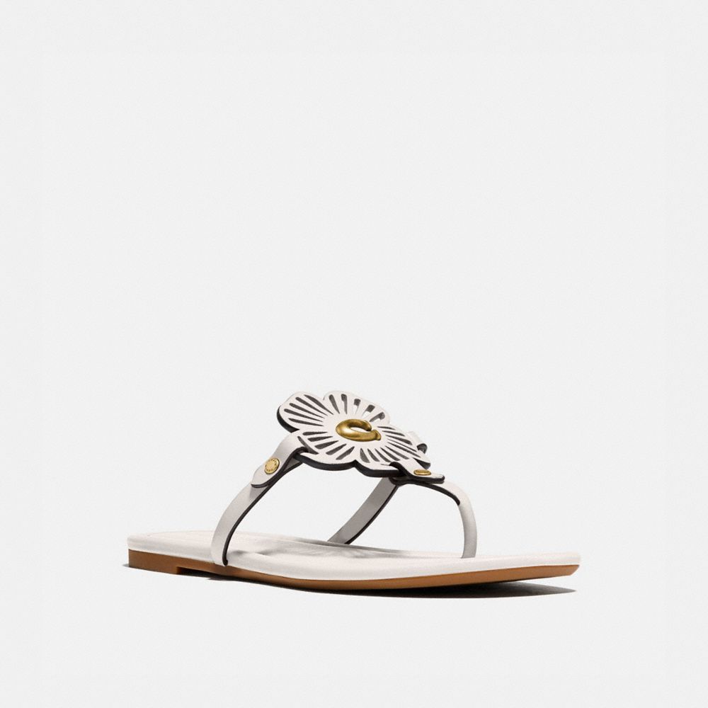 COACH JULIA SANDAL - CHALK - G5058