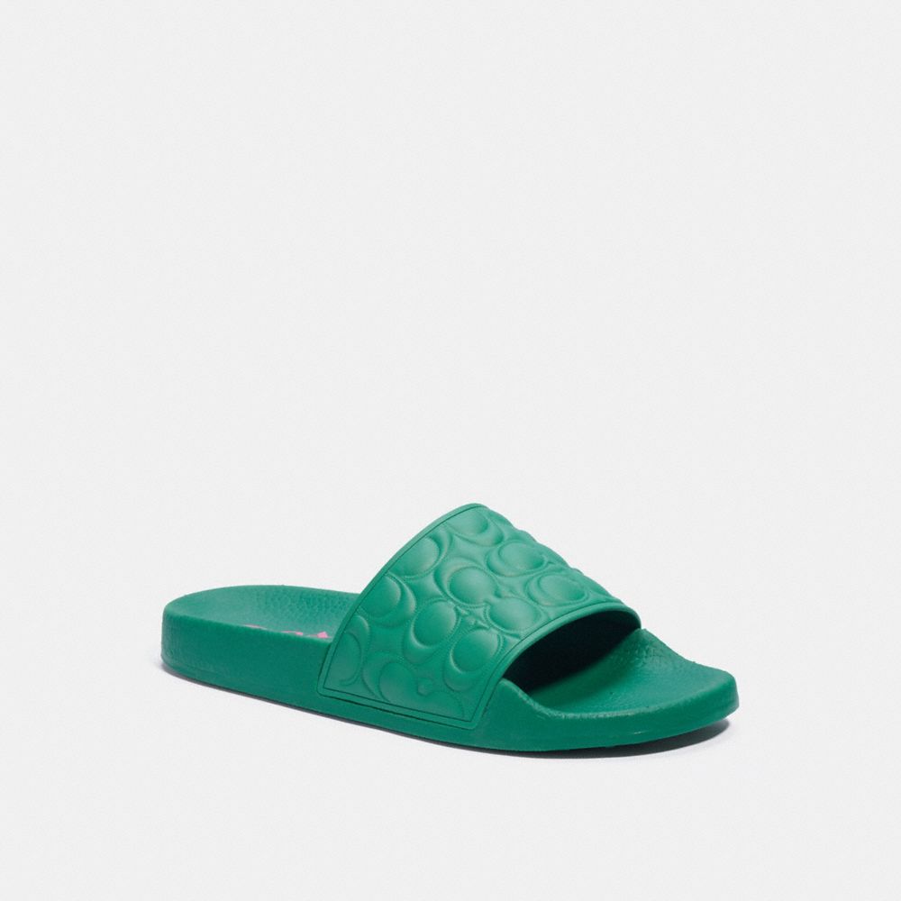 COACH ULI SPORT SLIDE - GREEN - G5062