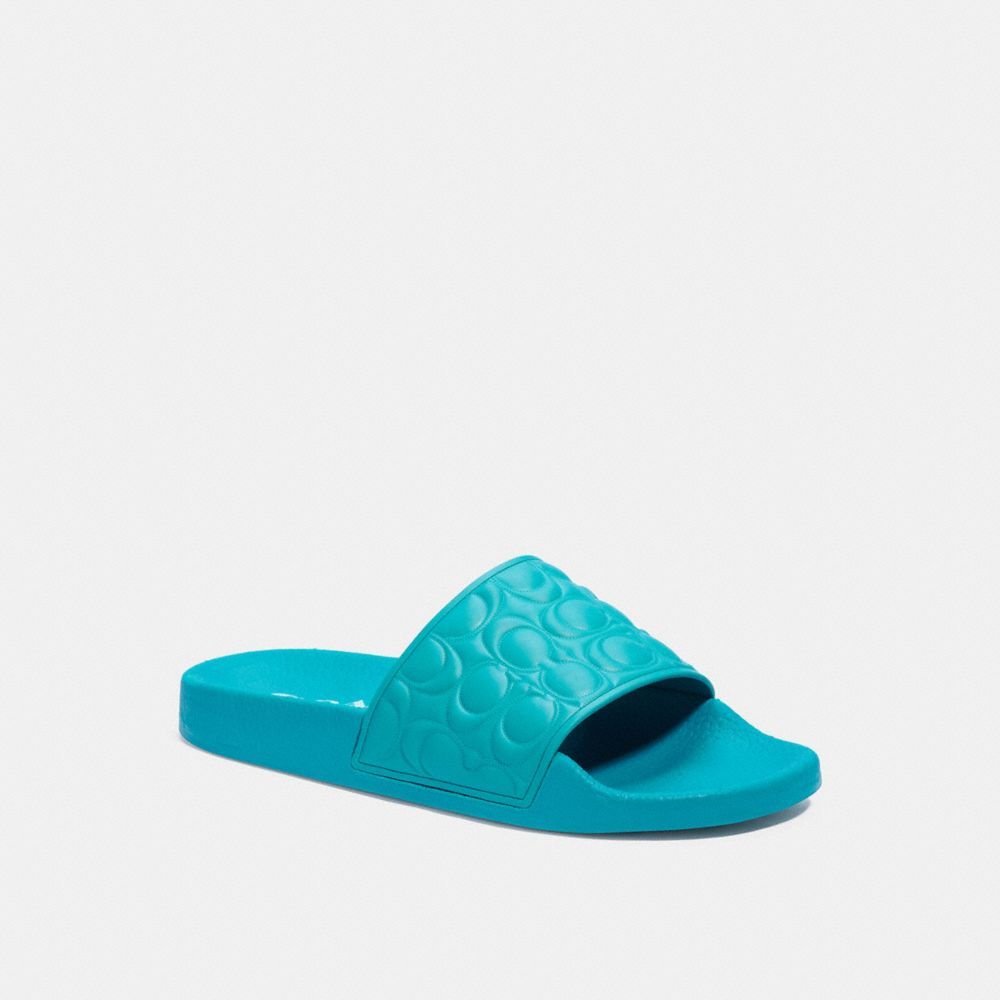 COACH ULI SPORT SLIDE - TEAL - G5062