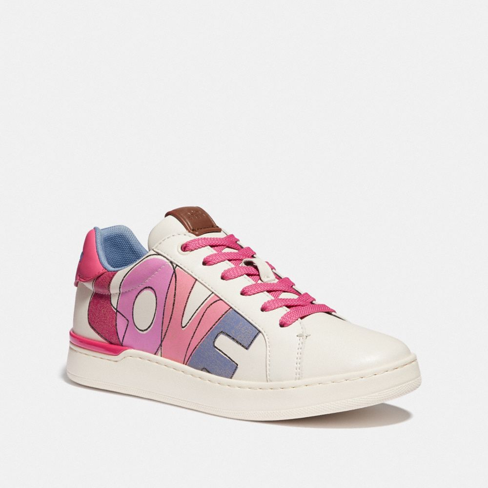 COACH G5101 Lowline Low Top Sneaker CHALK/CONFETTI