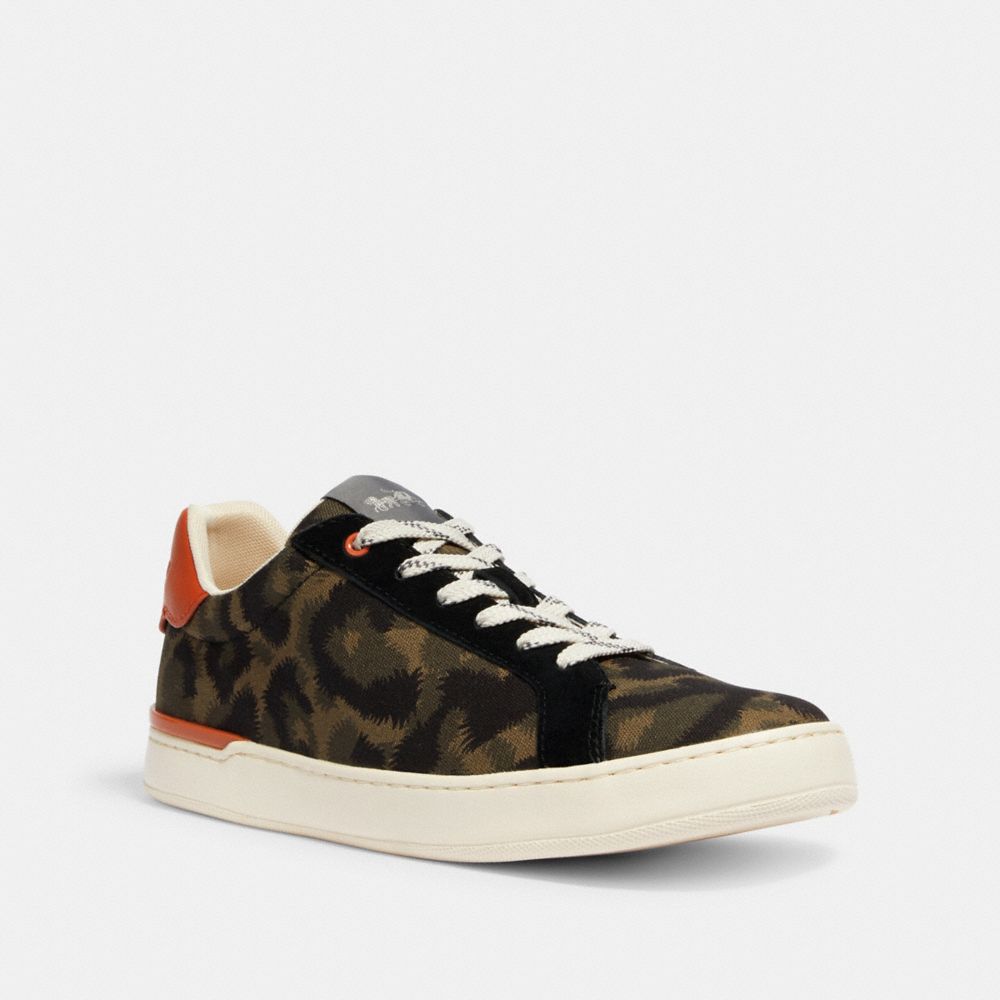 COACH G5110 - CLIP LOW TOP SNEAKER ANIMAL CAMO