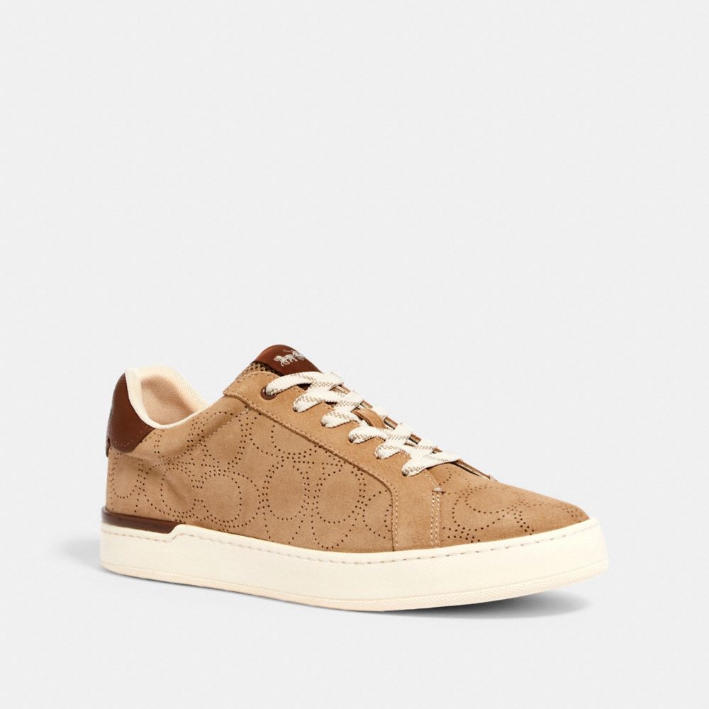 COACH G5111 - CLIP LOW TOP SNEAKER - OAT | COACH SHOES