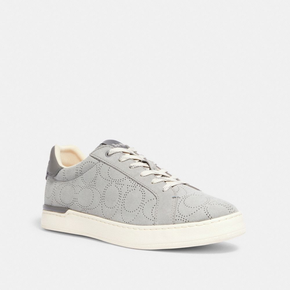 COACH G5111 - CLIP LOW TOP SNEAKER - WASHED STEEL | COACH SHOES