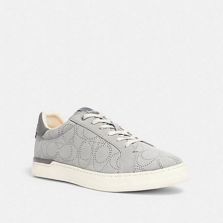 COACH G5111 CLIP LOW TOP SNEAKER WASHED-STEEL