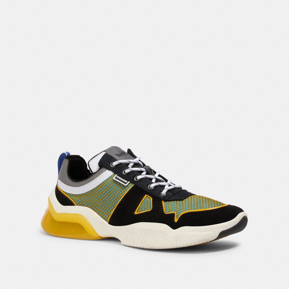 COACH G5112 CITYSOLE RUNNER BLACK BRIGHT YELLOW