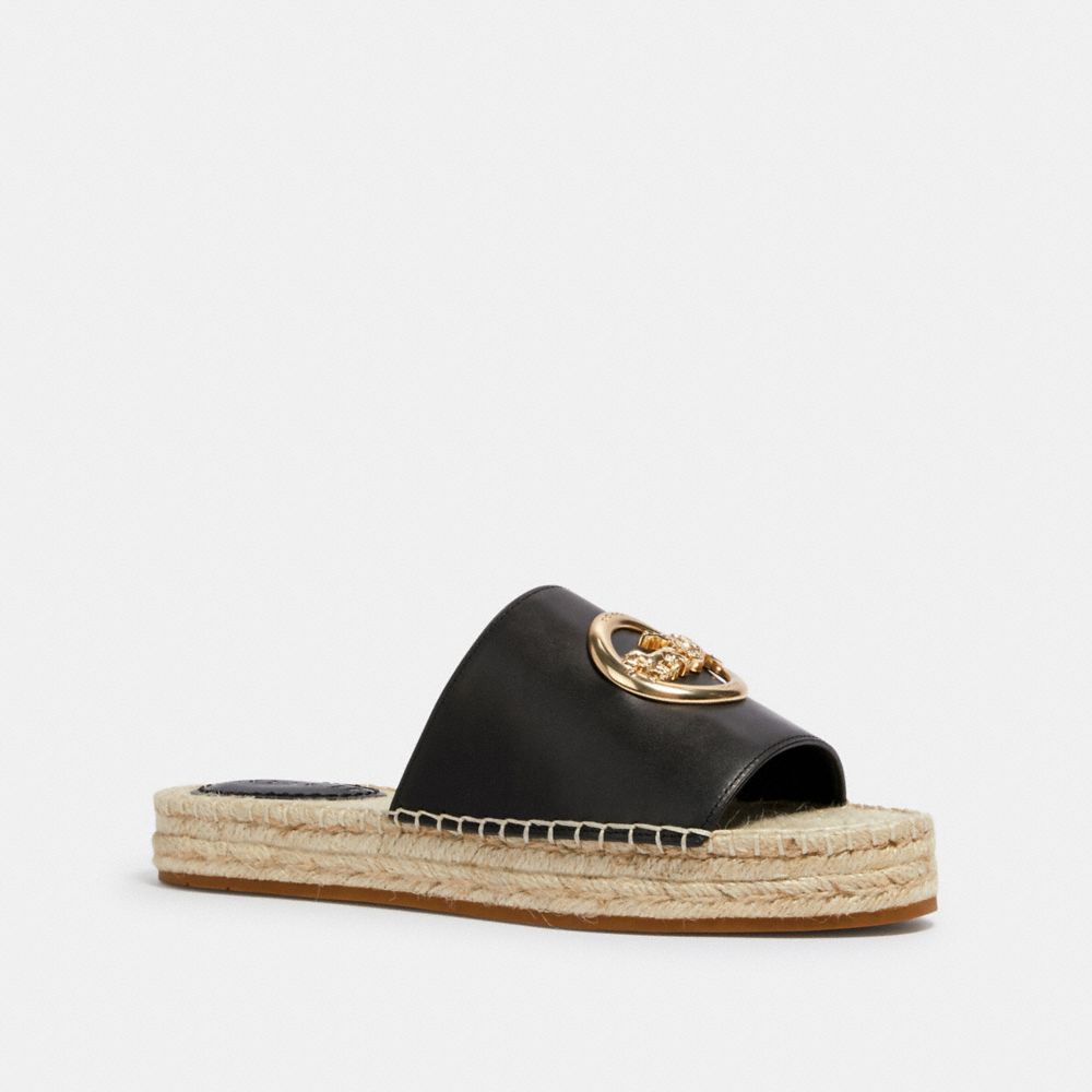 COACH G5128 Camille Espadrille BLACK