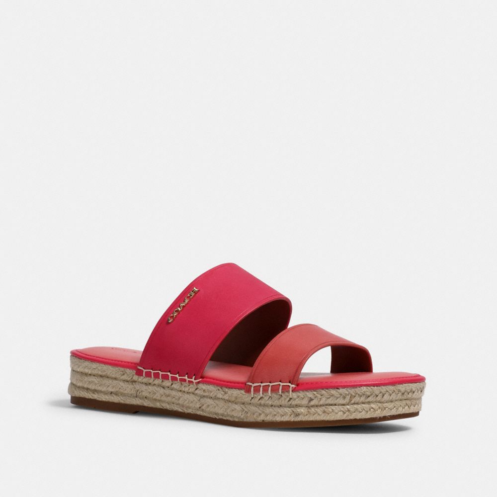 FRANCA ESPADRILLE - SALMON/PINK - COACH G5131