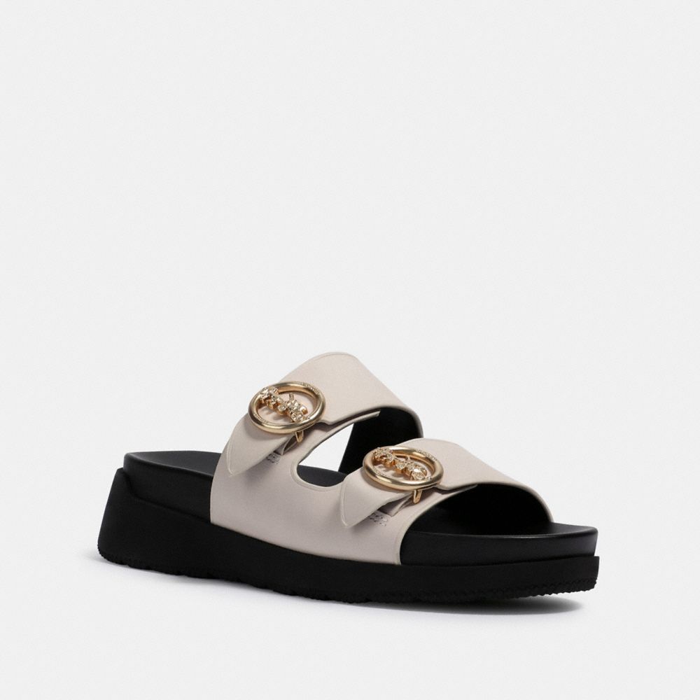 COACH GABLE SANDAL - CHALK - G5136