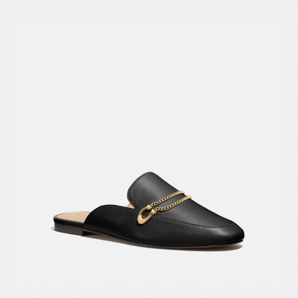 COACH G5165 SAWYER SLIDE LOAFER BLACK