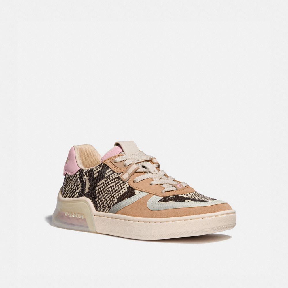 CITYSOLE COURT SNEAKER IN SNAKESKIN - G5246 - BEECHWOOD/AURORA