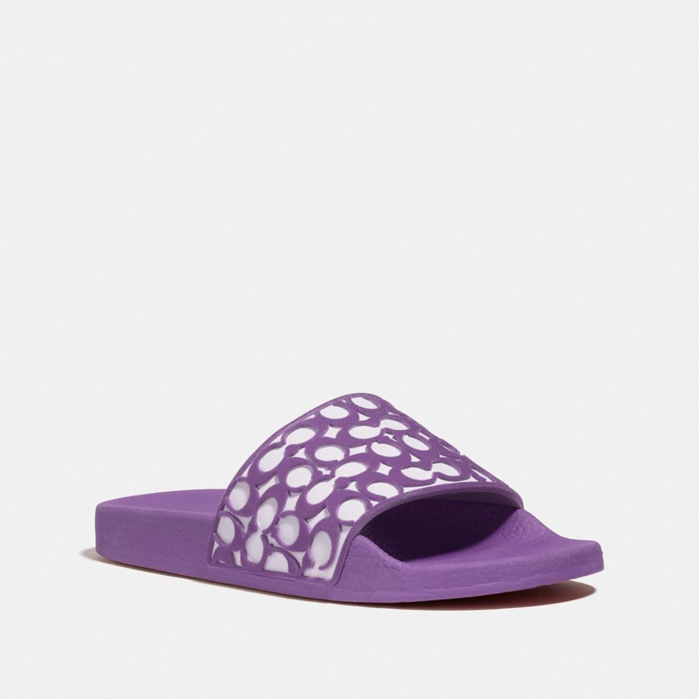 COACH G5252 Udele Sport Slide BRIGHT VIOLET