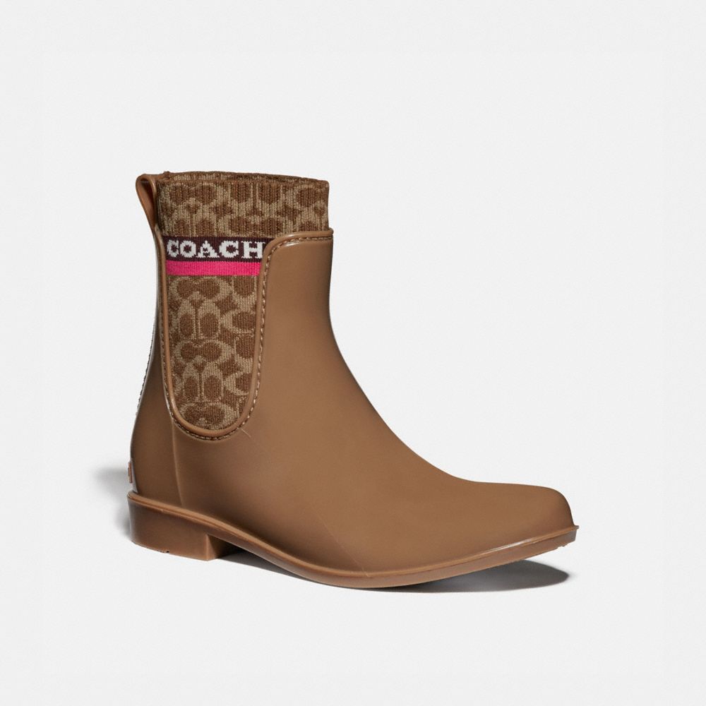 COACH G5254 - RIVINGTON RAIN BOOTIE OTTER