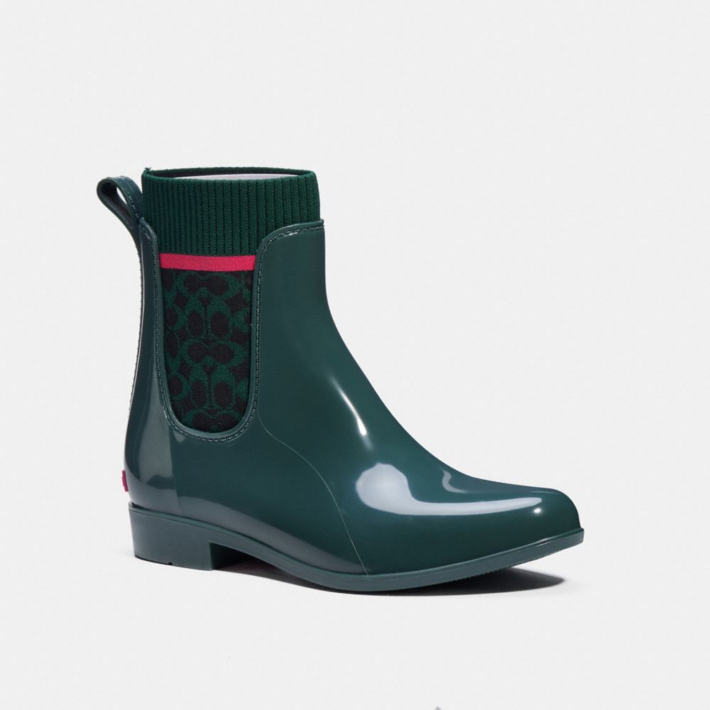 Rain Bootie - DARK JADE - COACH G5255