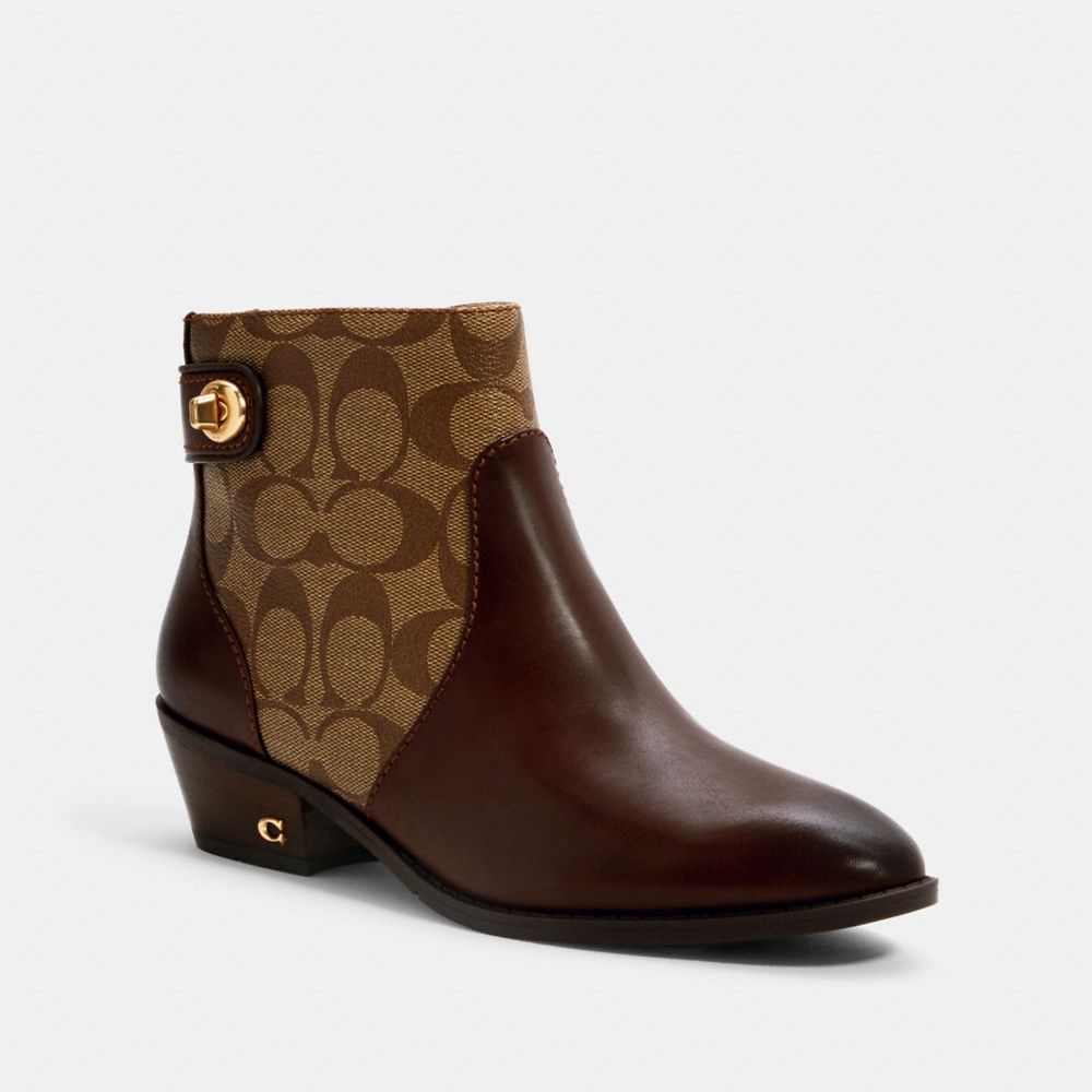 COACH G5300 DENI BOOTIE WALNUT/KHAKI