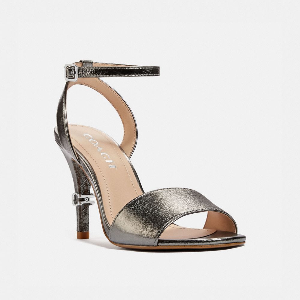 COACH G5465 Regina Sandal GUNMETAL