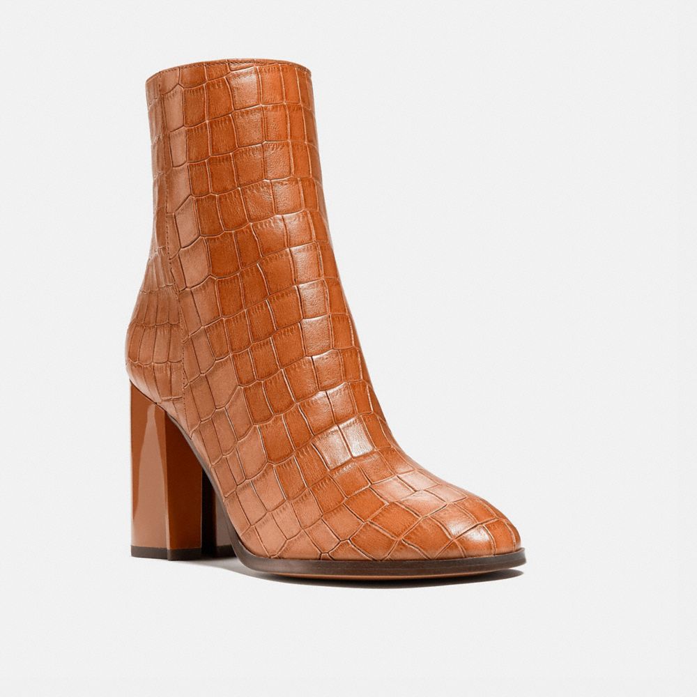 COACH G5475 Brielle Bootie BURNISHED AMBER