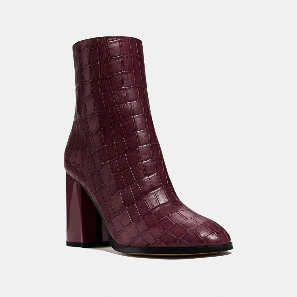 Brielle Bootie - DARK CRANBERRY - COACH G5475