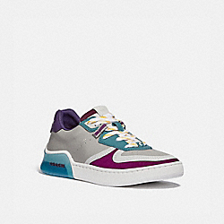 CITYSOLE COURT SNEAKER - WASHED STEEL/MAGENTA - COACH G5509