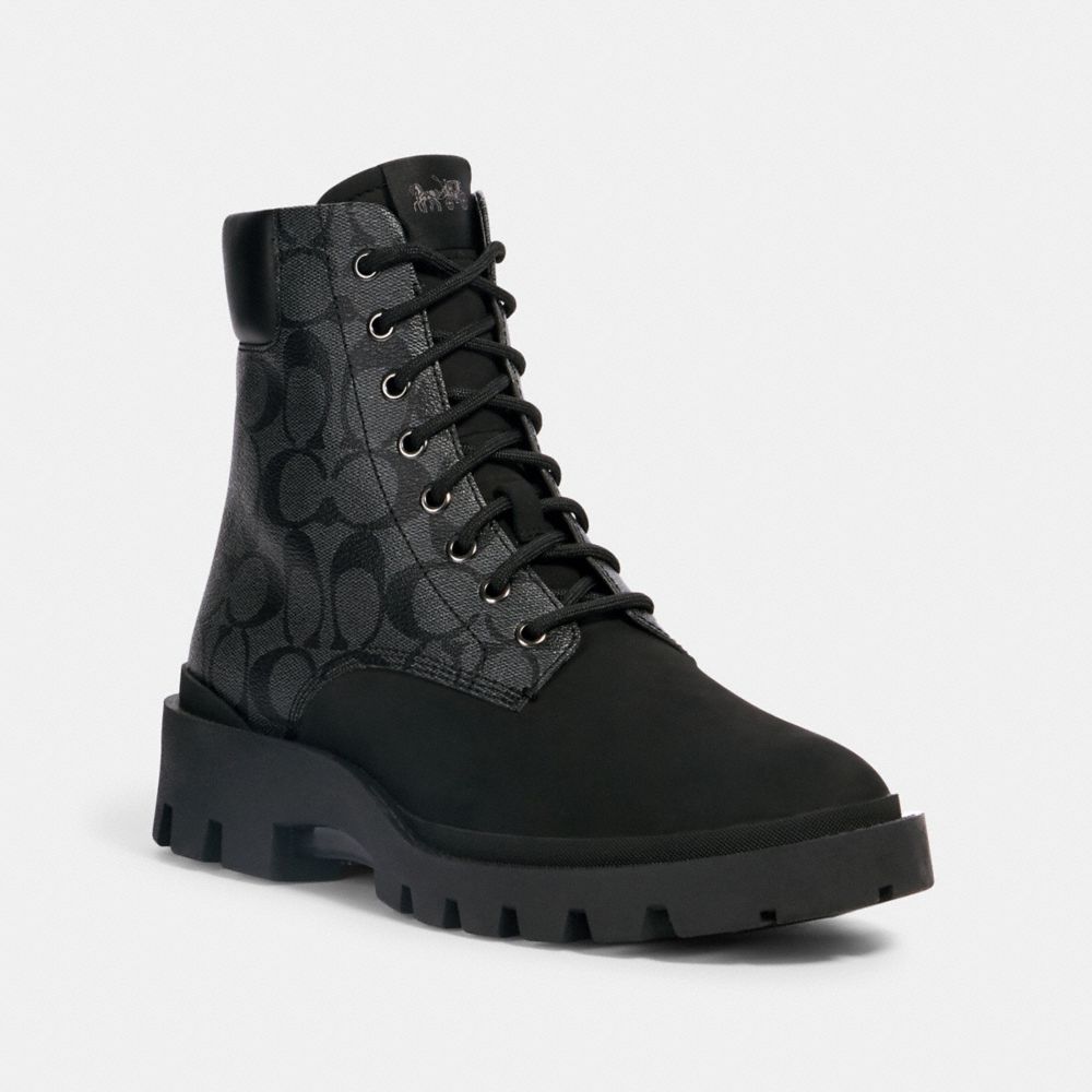 COACH G5529 CITYSOLE BOOT CHARCOAL/BLACK