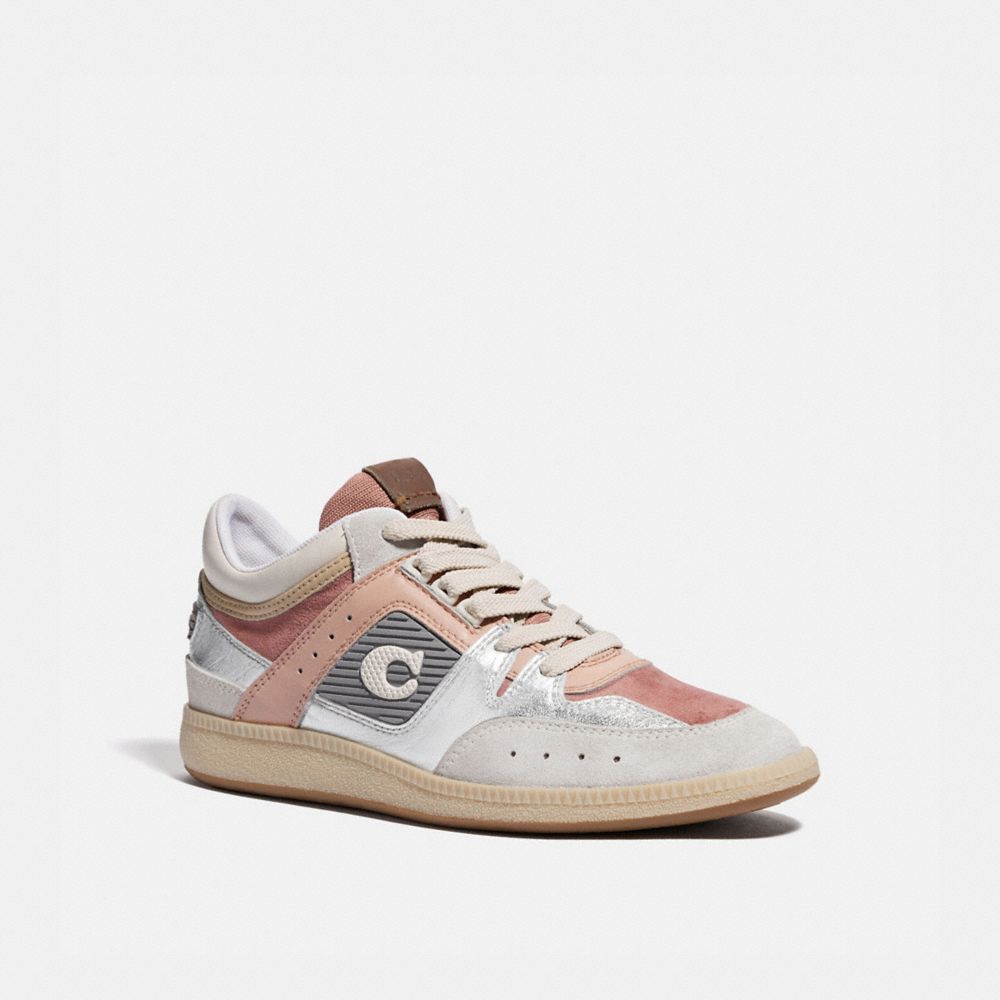 COACH G5558 Citysole Mid Top Sneaker SILVER/PALE BLUSH