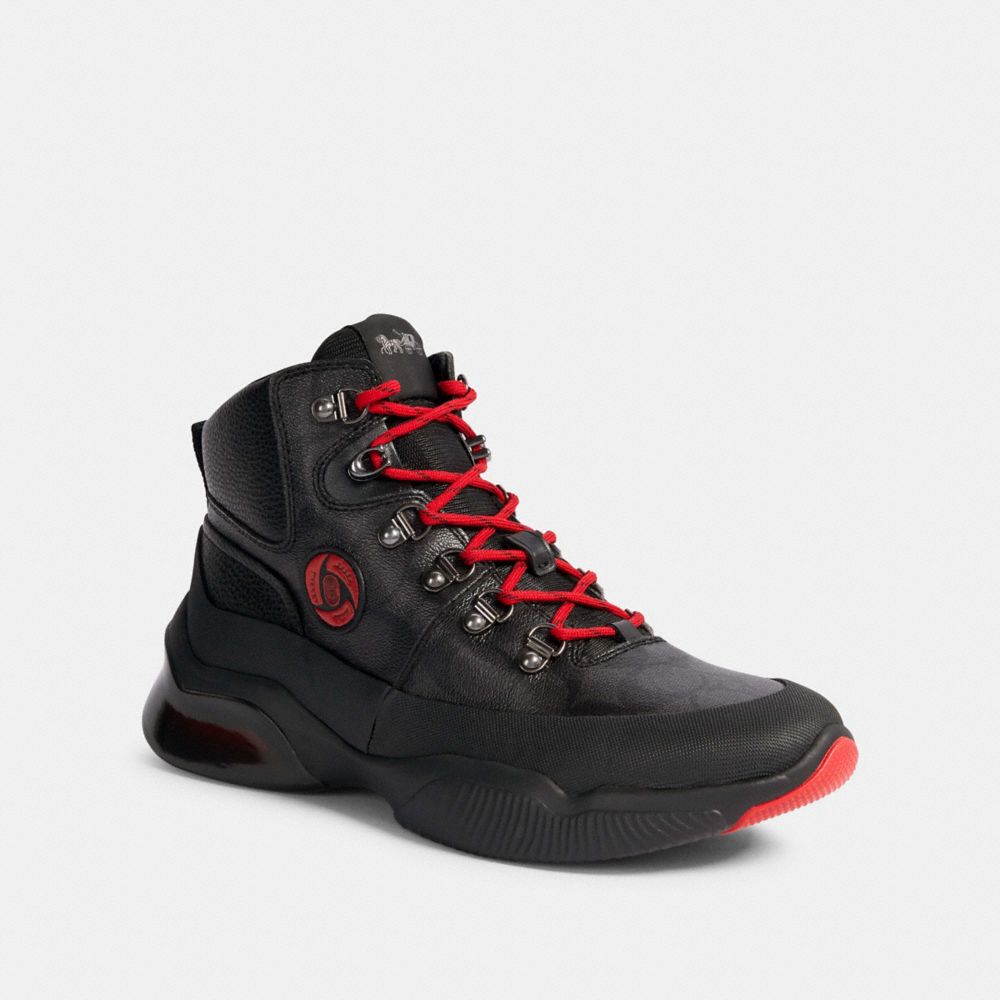 COACH G5573 COACH X MICHAEL B. JORDAN CITYSOLE HIKER BLACK NINJA RED