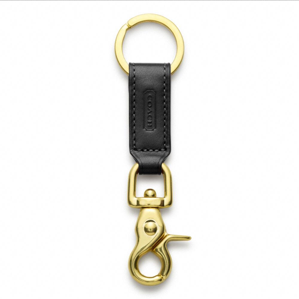 COACH ir7212 TRIGGER SNAP KEY RING BLACK