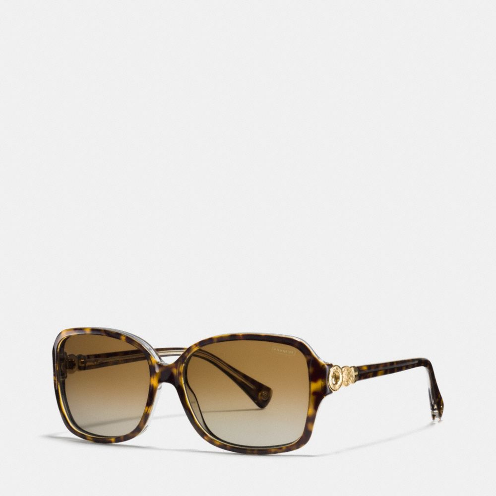 COACH L020 - FRANCES SUNGLASSES TORTOISE/CRYSTAL