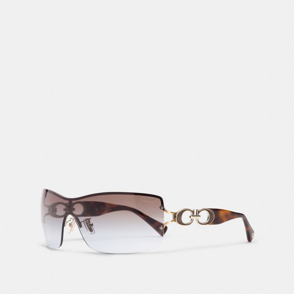 NOELLE SUNGLASSES - GOLD/TORTOISE - COACH L048