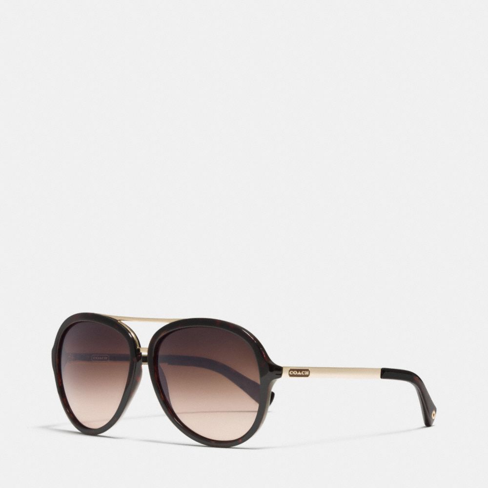 COACH l050 KENDRA SUNGLASSES DARK TORTOISE