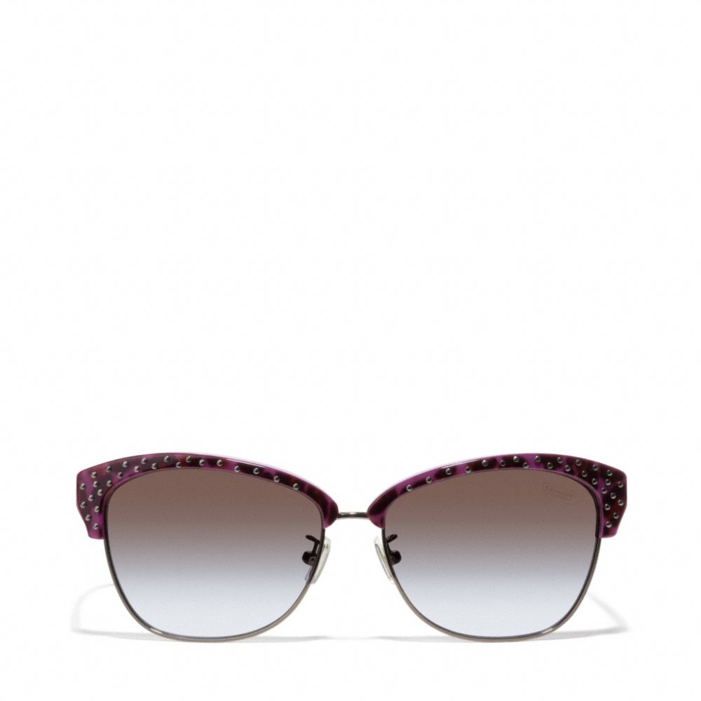 COACH MICHAYLA SUNGLASSES - MAGENTA OCELOT - L054