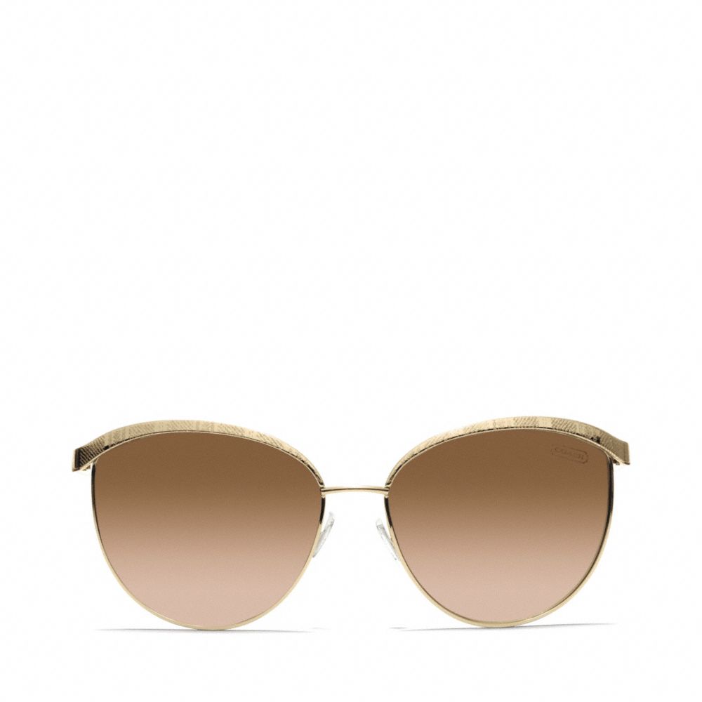 COACH L057 - CATRICE SUNGLASSES - GOLD | COACH ACCESSORIES