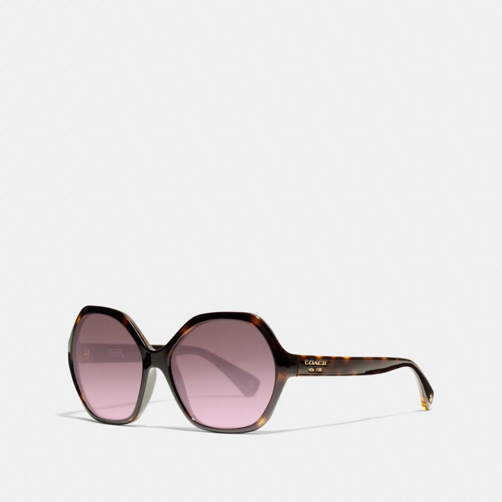 COACH KAIHLA SUNGLASSES - DARK TORTOISE - l061