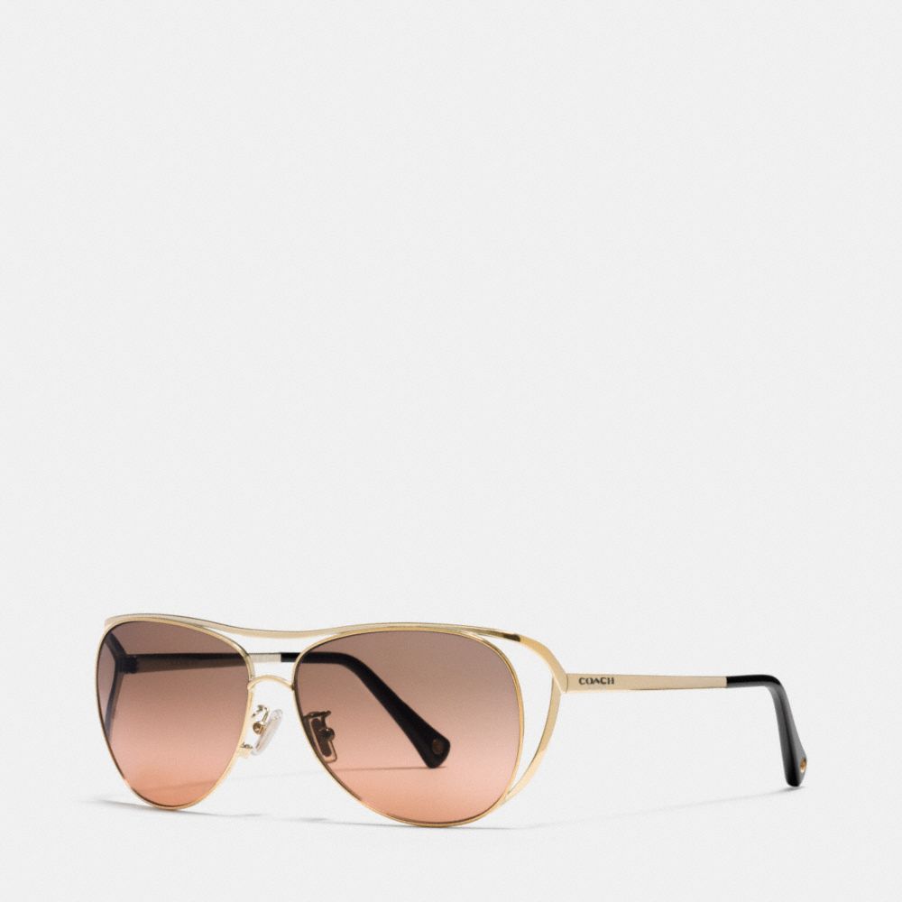 COACH l069 NATALIE SUNGLASSES GOLD/BLACK