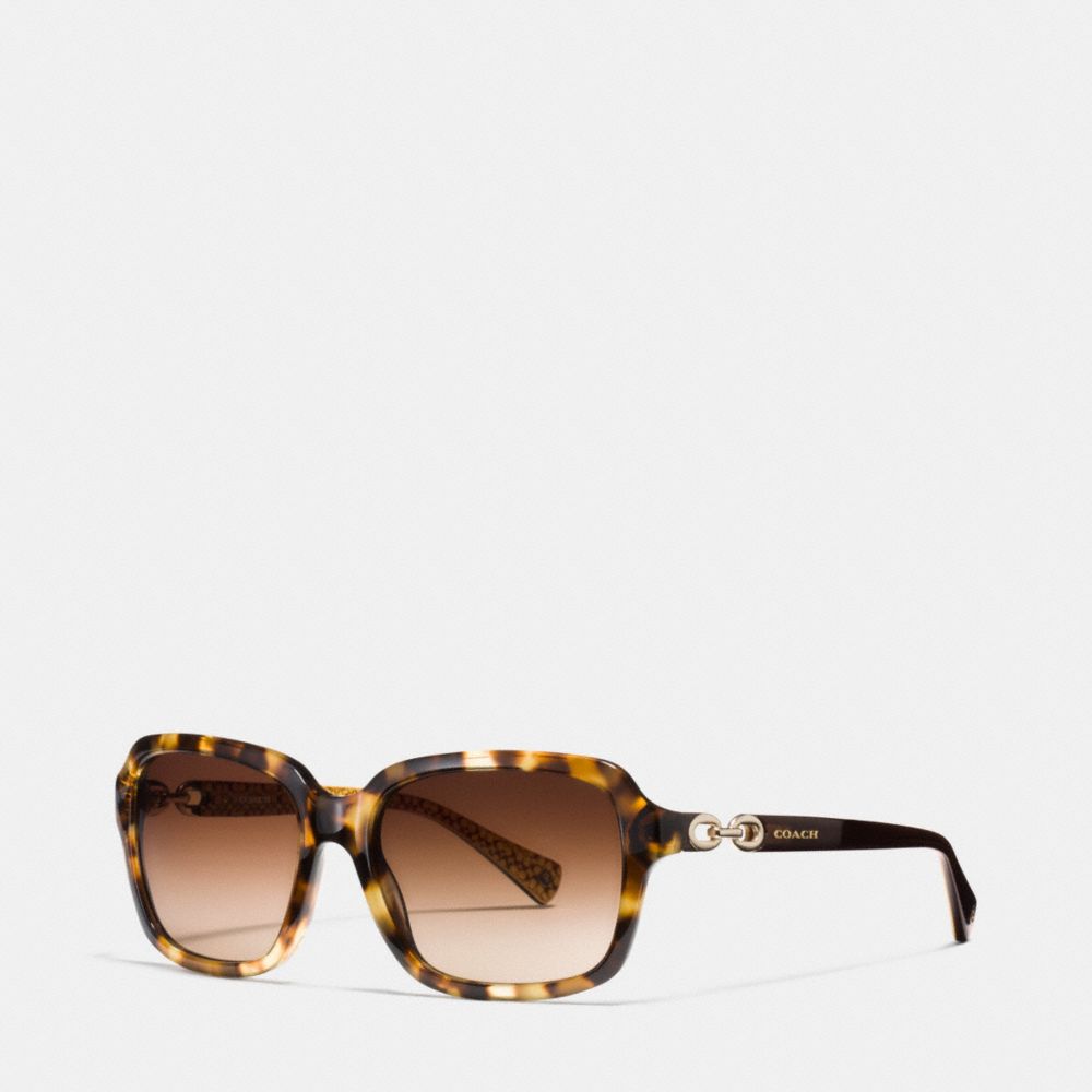 ASHLEY SUNGLASSES - SPOTTY TORTOISE - COACH L081