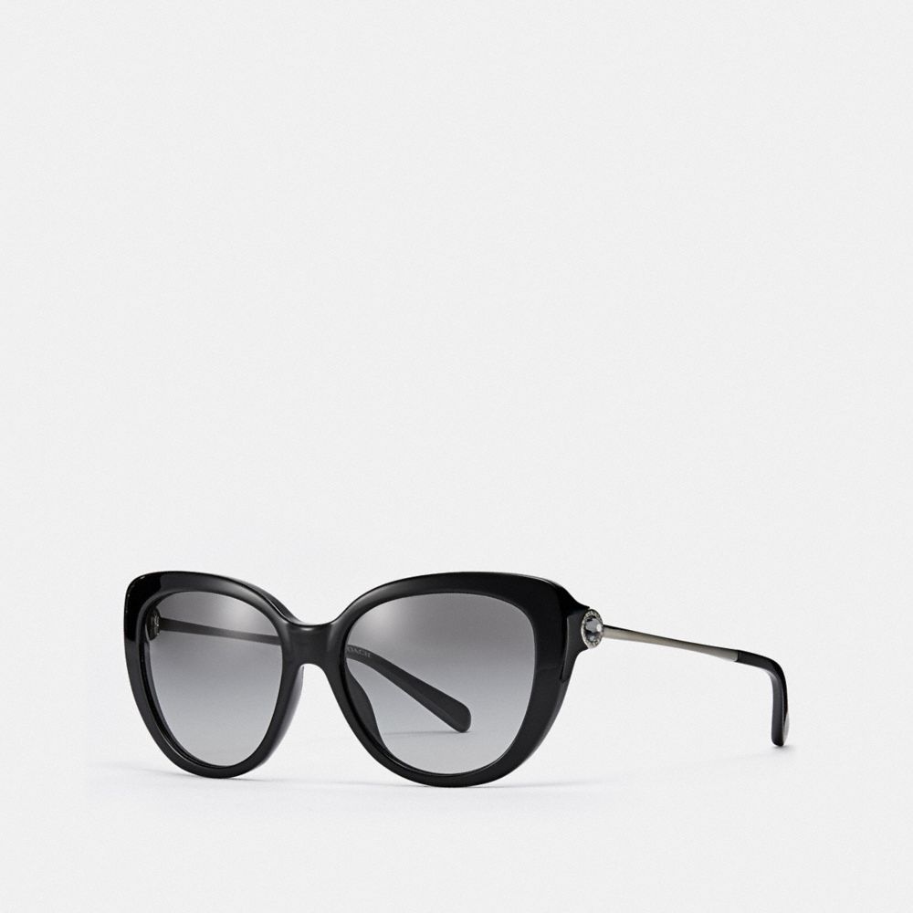 COACH L1069 - JESSA CAT EYE SUNGLASSES - BLACK | COACH ACCESSORIES