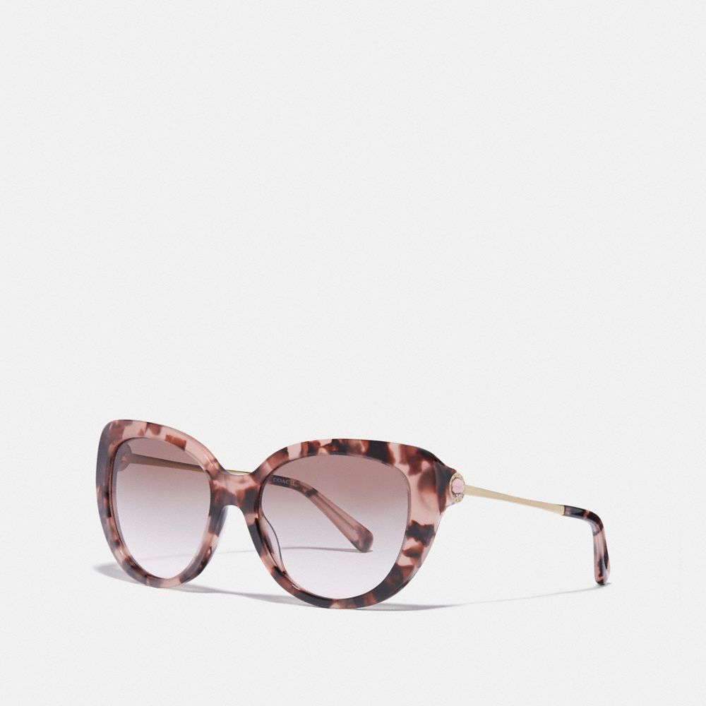 COACH L1069 - JESSA CAT EYE SUNGLASSES /PINK TORTIOSE