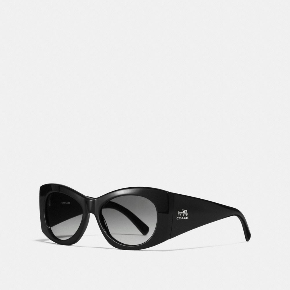 COACH L106 - CHARLEY SUNGLASSES  BLACK