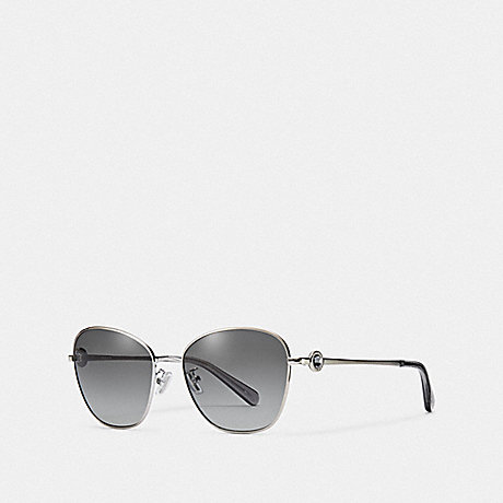 COACH L1070 GIA BUTTERFLY SUNGLASSES SILVER/GREY-GRADIENT