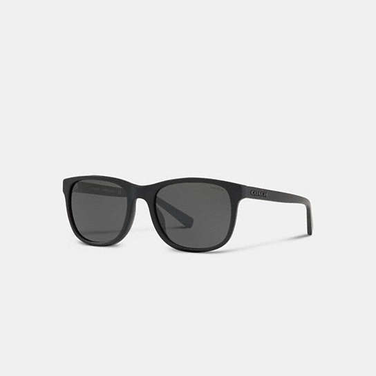 L1119 - Square Frame Sunglasses Black
